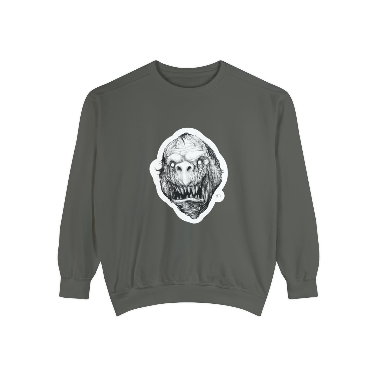 Monster Shithead Unisex Garment-Dyed Sweatshirt