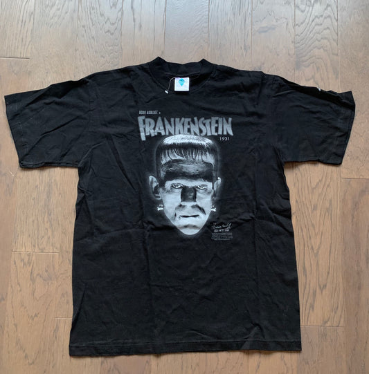 Vintage 90s Frankenstein Horror T Shirt Universal Studios Monsters